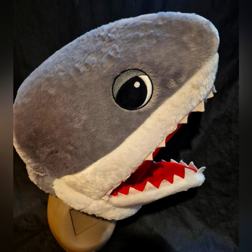 Big Shark Head Plush Costume Mask, Dan Dee Costume